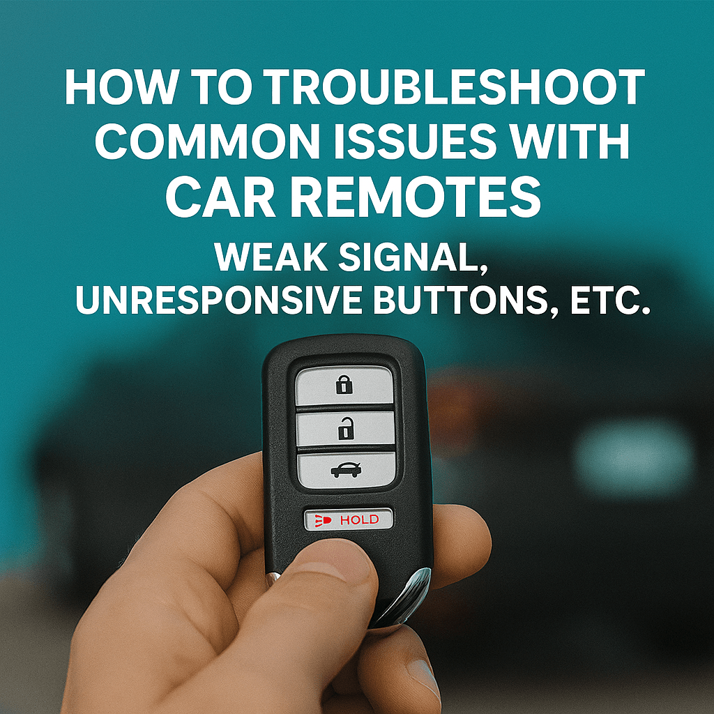 How to Troubleshoot Common Issues with Car Remotes Weak Signal Unresponsive Buttons etc - Office Catch