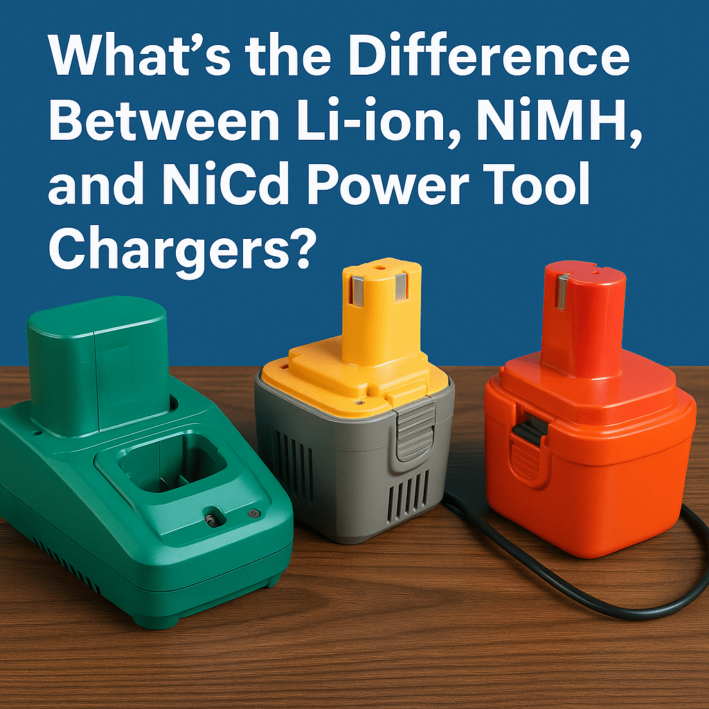 What’s the Difference Between Li ion, Ni MH, and Ni Cd Power Tool Chargers? - Office Catch