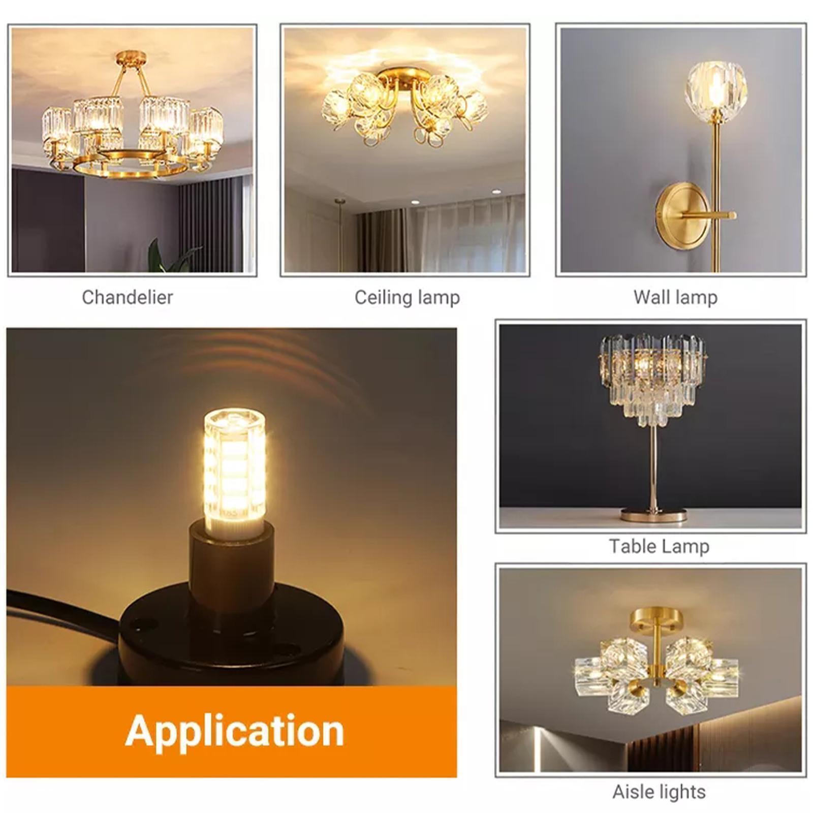 15 Pack LED Corn Bulb E14 2835 SMD Globe Lamp 5W Night Lights For Himalayan Salt Lamps - Office Catch