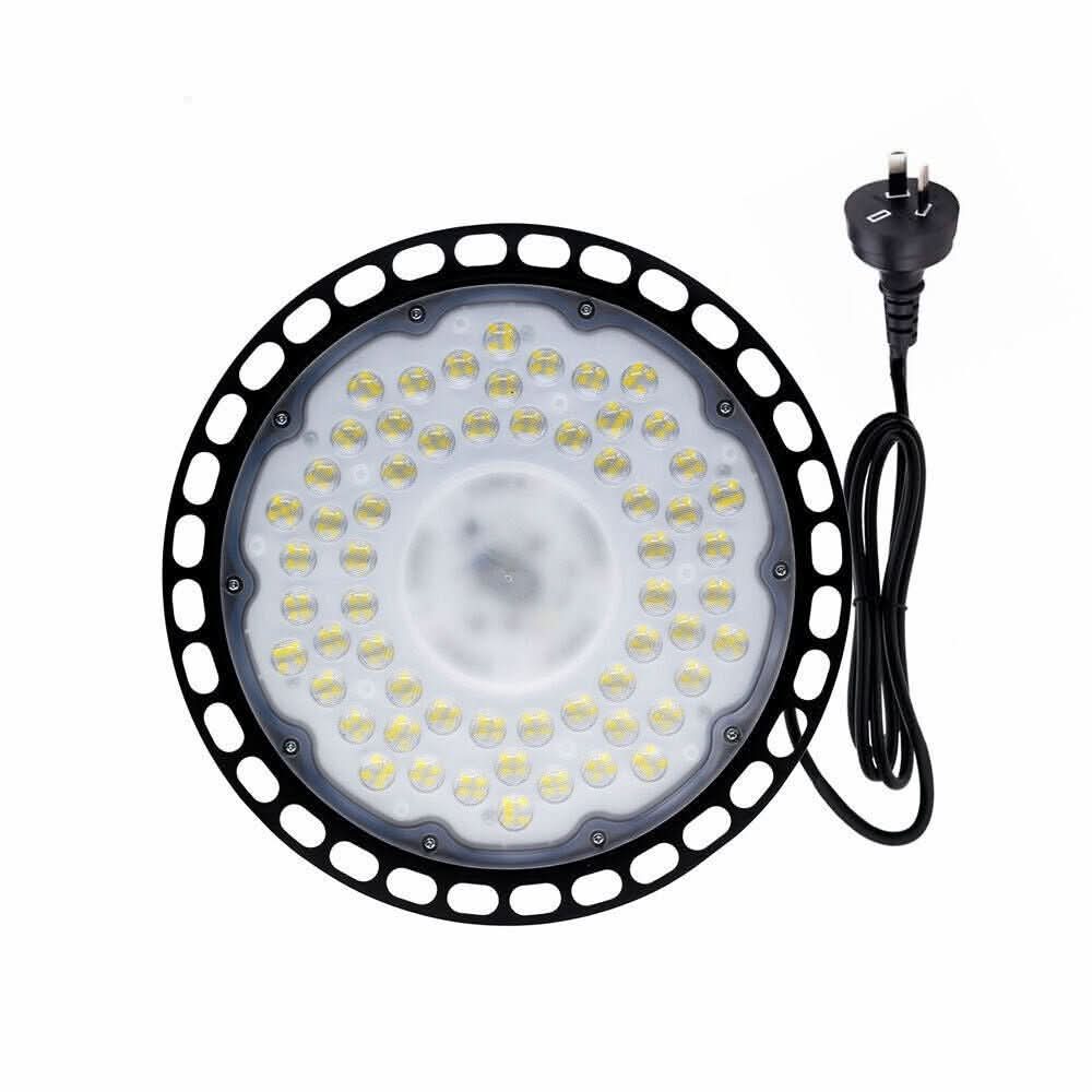 2 - Pack 500W LED UFO High Bay Lights – 150LM/W Industrial Fixtures, 6500K, AU Plug - Office Catch