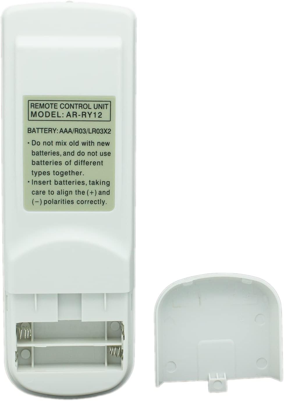 2 - Pack AR - RY12 Replacement Remote Controls – Compatible with Fujitsu Air Conditioners (AR - RY3, AR - RY5, AR - RY13, RY4, RY11, ASTA18LCC, ASTA24LFC, AR - RAD1E, AR - RAC1C, AR - RAE1E, AR - RAC2E) - Office Catch