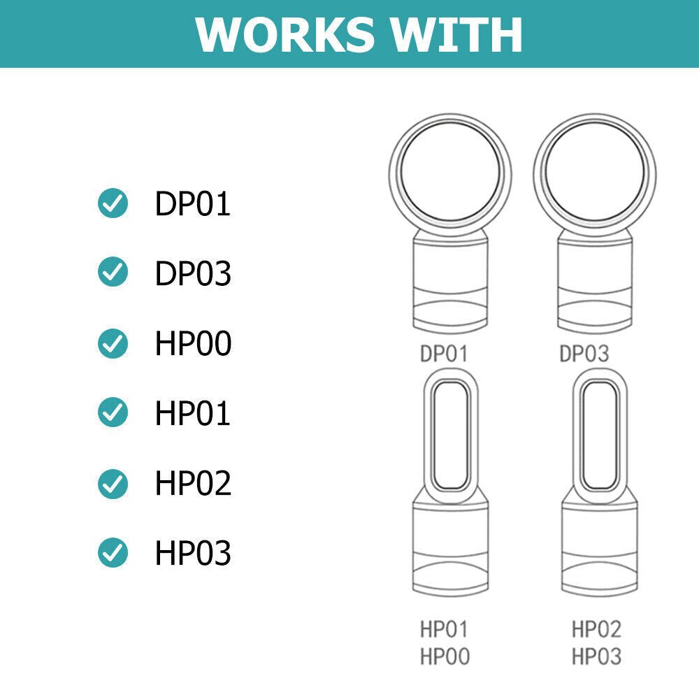 2 Pack | Replacement Filter For Dyson Pure Hot + Cool Link Air Purifiers HP01 HP02 HP03 - Office Catch