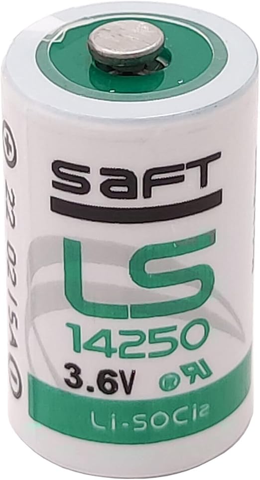 2 Pack | Saft LS14250 ER14250 3.6V Lithium Battery 1/2AA R6 Li - SOCl2 nipple top battery - Office Catch