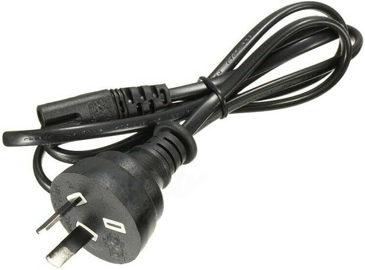 2 - Pin Power Cord for PS1, PS2, Slim PS3, Xbox, Dreamcast, Saturn – Figure 8 Cable - Office Catch