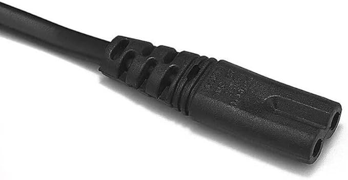 2 - Pin Power Cord for PS1, PS2, Slim PS3, Xbox, Dreamcast, Saturn – Figure 8 Cable - Office Catch