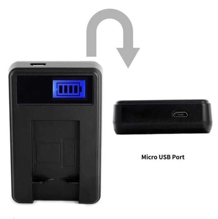 2x NB - 13L 1250mAh Batteries + Smart LCD USB Charger for Canon PowerShot G7X, G7X Mark II, G9X, G5X - Office Catch