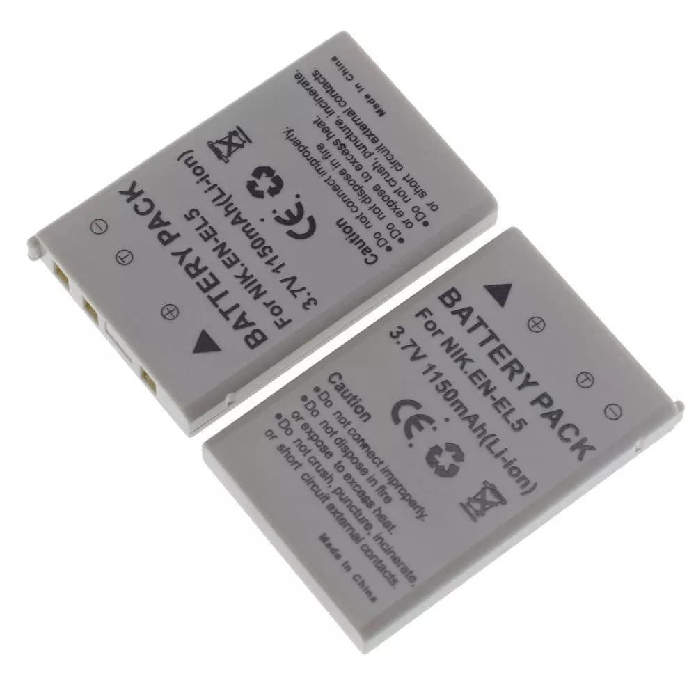 2x pack EN - EL5 Battery for Nikon Coolpix P80 P90 P100 P500 P510 P520 P530 - Office Catch