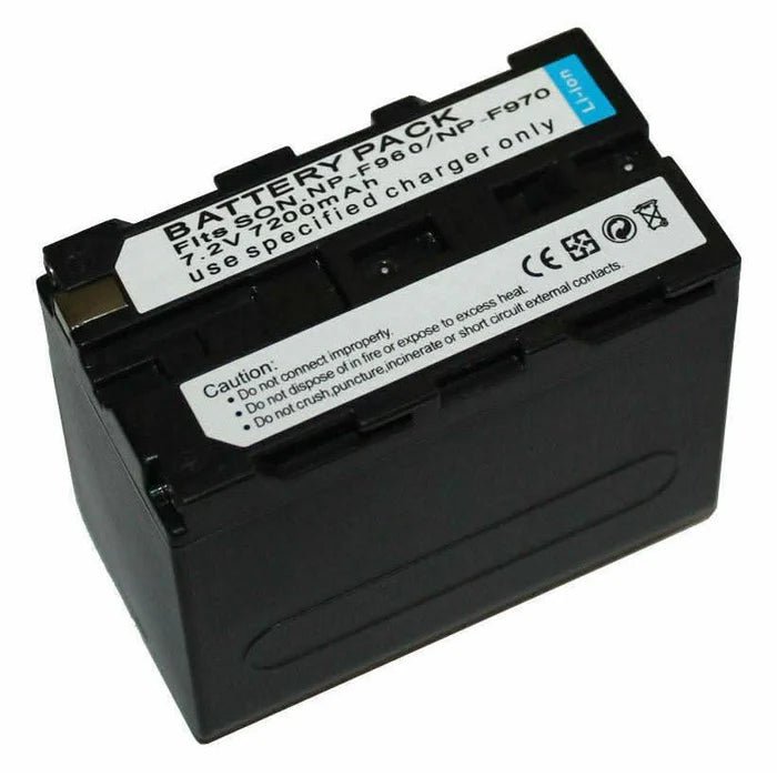 2x Sony NP - F970 8700mAh Batteries + LCD USB Charger for NP - F960 / NP - F970 Cameras & Camcorders - Office Catch