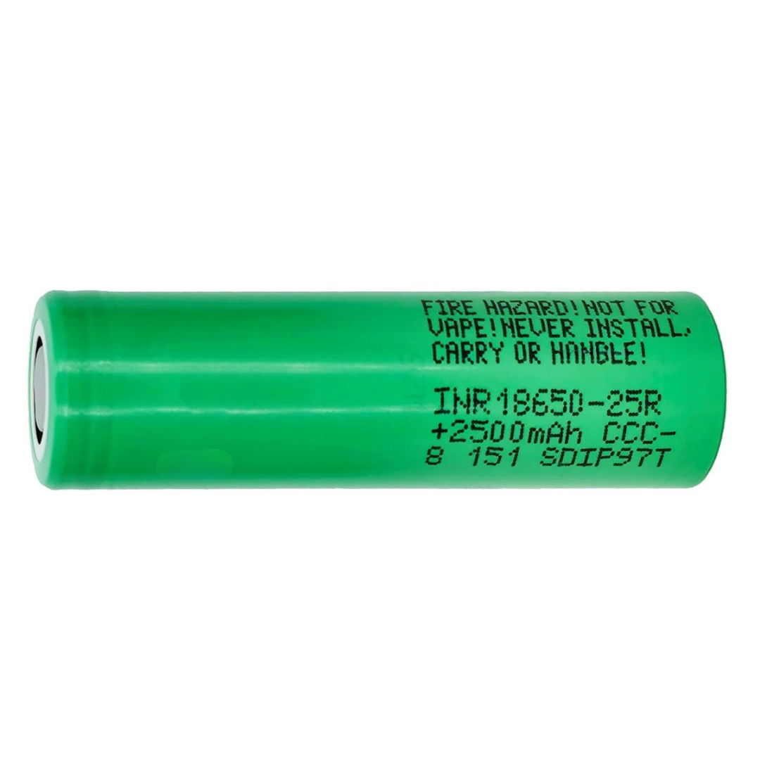 Tavice 25R 3.6V 2500mAh 20A 18650 Cell for RC and E-Bike Packs