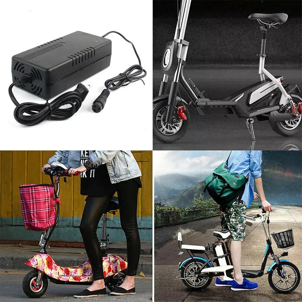 67.2V 2A Lithium Battery Charger for 60V 16S Electric Scooter & eBike – 3 - Pin AU Plug - Office Catch