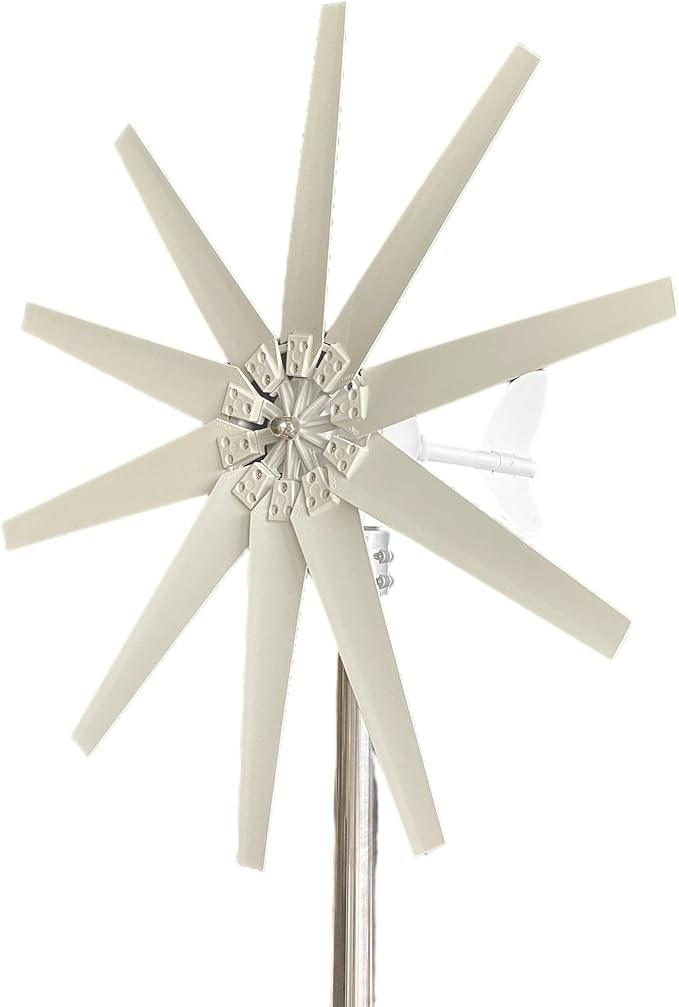 800W 12/24V Windmill Turbines Generator Small 6 Blade Wind Industrial Equipment - Office Catch