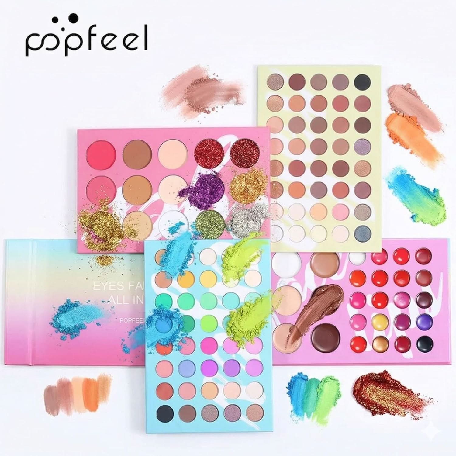 TAVICE All-in-One Makeup Palette Set Highly Pigmented Glitter & Matte Eyeshadow, Blush, Lip Gloss & Concealer Cosmetic Palette