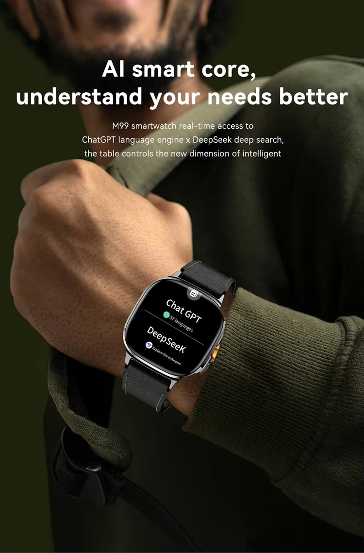 Tavice M99 5G Cellular Smartwatch – AMOLED Display, Rotatable Camera, GPS & Fitness Tracking