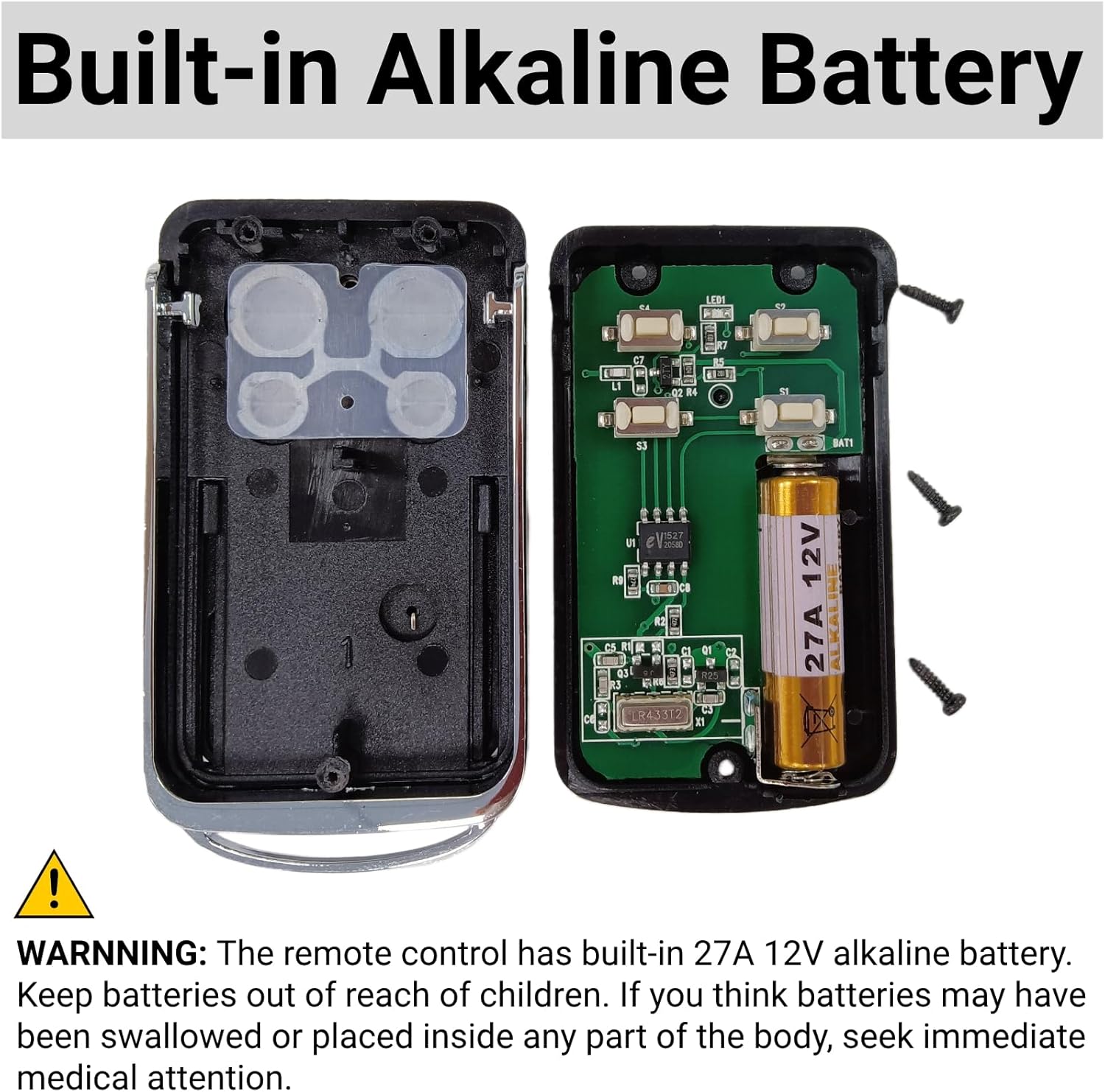 Accent Forza Silver Compatible Remote Control – Secure, Seamless Replacement for Your Garage or Gate Access - Office Catch