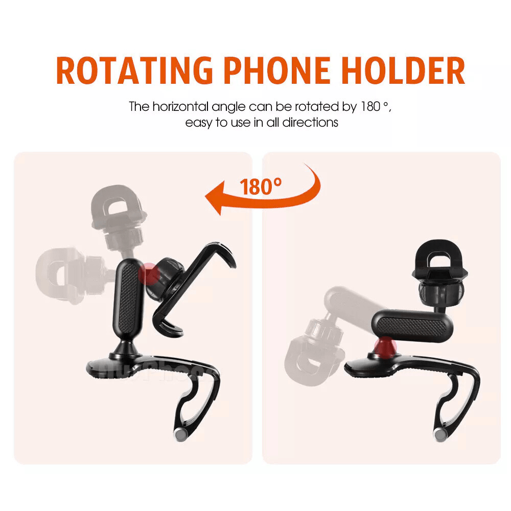 Adjustable Dashboard Car Phone Holder – Universal Cradle Mount for iPhone 16, Galaxy S25 & All Smartphones - Office Catch