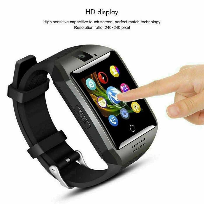 Bluetooth Smart Watch with Camera, Pedometer, Sleep Monitor, Music Player, Remote Camera & Notifications - Office Catch