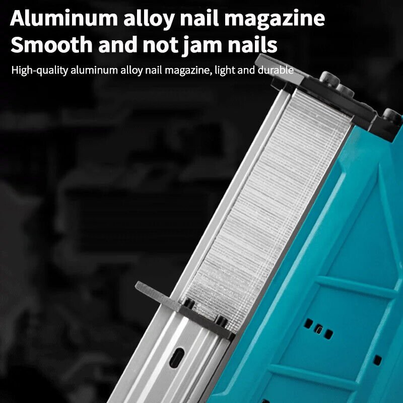 Brushless Cordless Brad Nailer Straight Finish Nail Gun + 5000 Nail - Office Catch