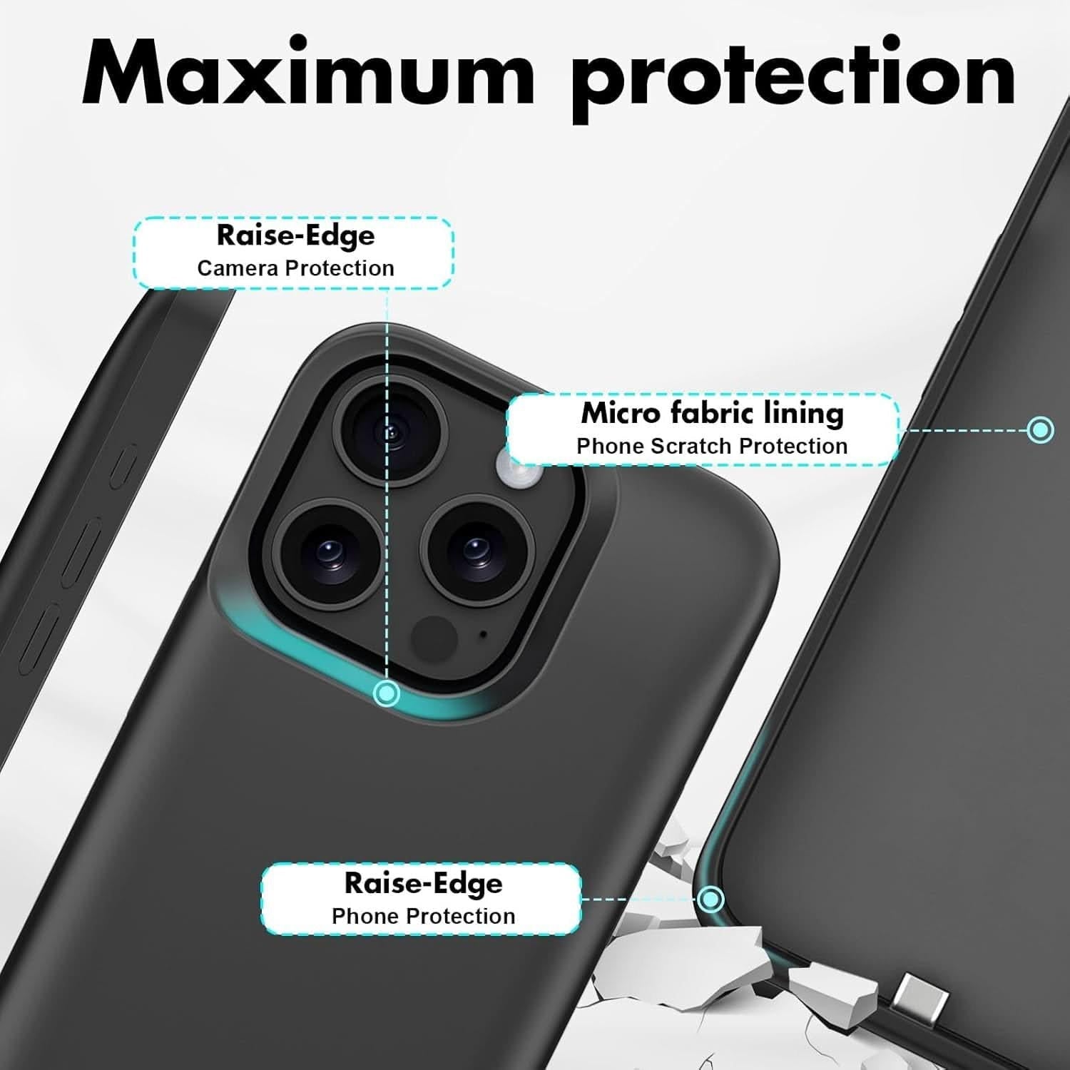 Case for iPhone 17 Pro with Built - in 5000mAh Battery & Foldable Stand – Slim and Durable Charging Case - Office Catch
