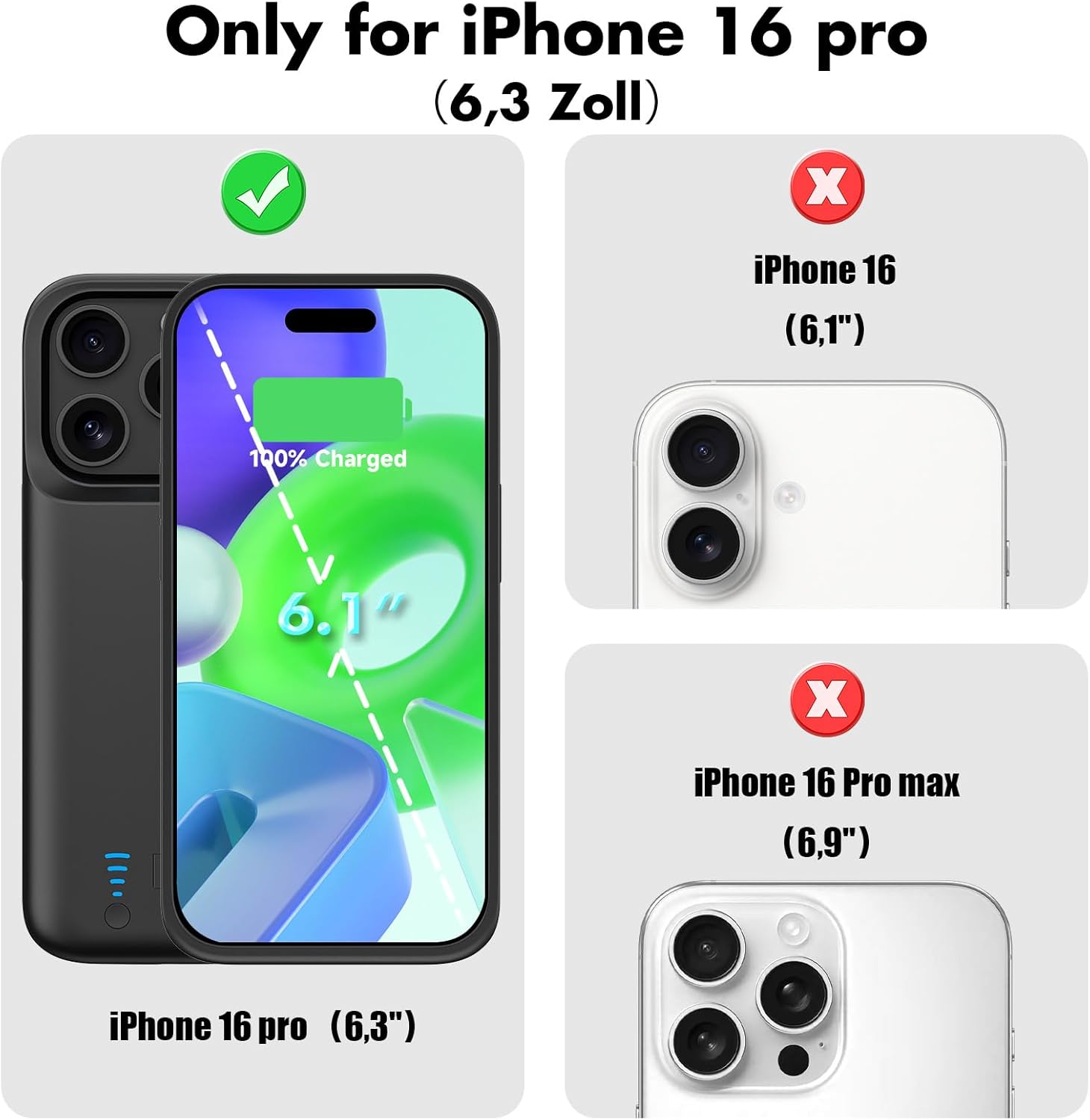 Charging Case for iPhone 17 Air with Built - in 5000mAh Battery & Foldable Stand – Slim & Durable - Office Catch