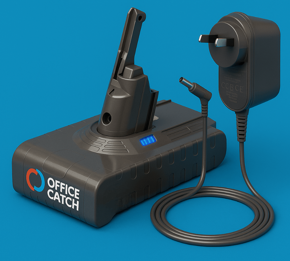 Dyson V8 Replacement Battery & Charger – Compatible with SV10/SV25 – Long - Lasting Power Pack - Office Catch