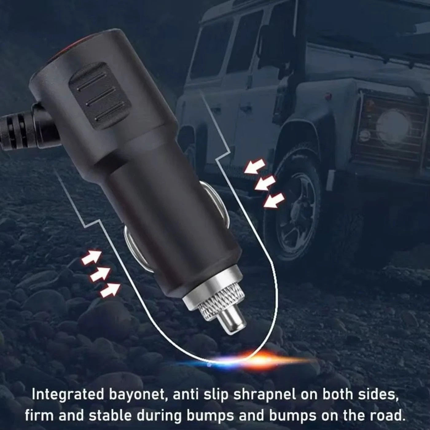 TAVICE 4-Way Car Cigarette Lighter Socket Splitter 12V/24V Power Adapter with USB Charging Ports