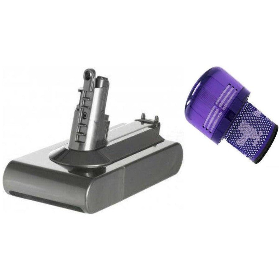 For Dyson V11 Screw - in Battery SV14 Absolute Animal Replacement Battery + Filter for Dyson V11 - Office Catch