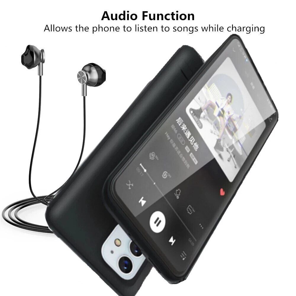 For iPhone 14 Pro Battery Cover Power Bank Charger Case - Office Catch