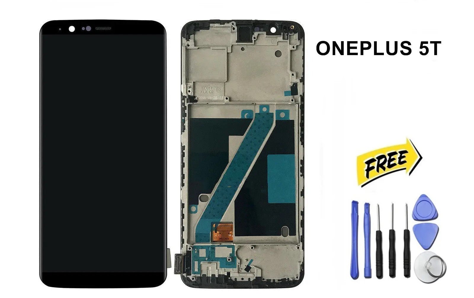 For Oneplus One Plus 5T A5010 5 A5000 Frame & LCD Display Touch Screen Digitizer - Office Catch