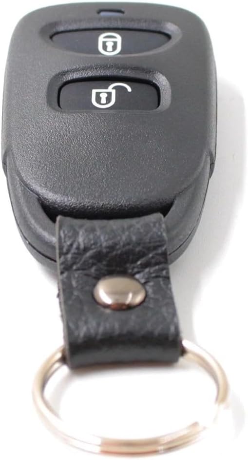 Hyundai Santa Fe & Tucson 2 - Button Remote Key Shell Replacement – Durable Case with Rubber Button Pad - Office Catch