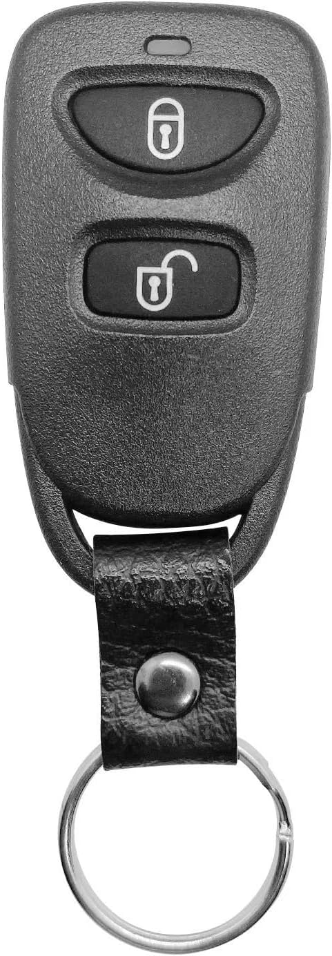 Hyundai Santa Fe & Tucson 2 - Button Remote Key Shell Replacement – Durable Case with Rubber Button Pad - Office Catch