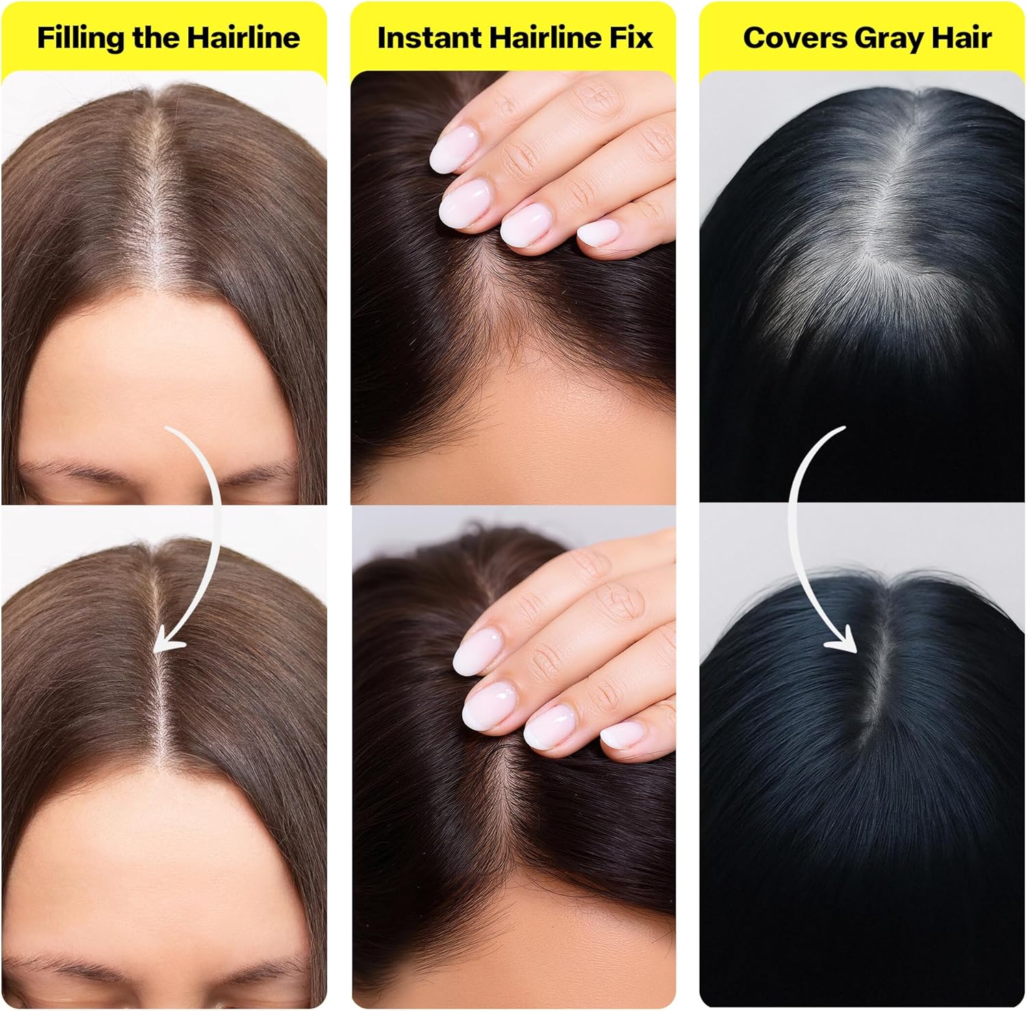 PROVE NOTHING Hairline Powder Root Touch - Up Designed in Australia, Gray Coverage, Bald Spot Concealer, Thinning Hair Fill - In Powder, Sweat & Water Resistant, 24 - Hour Wear for Women & Men (Medium Brown) - Office Catch