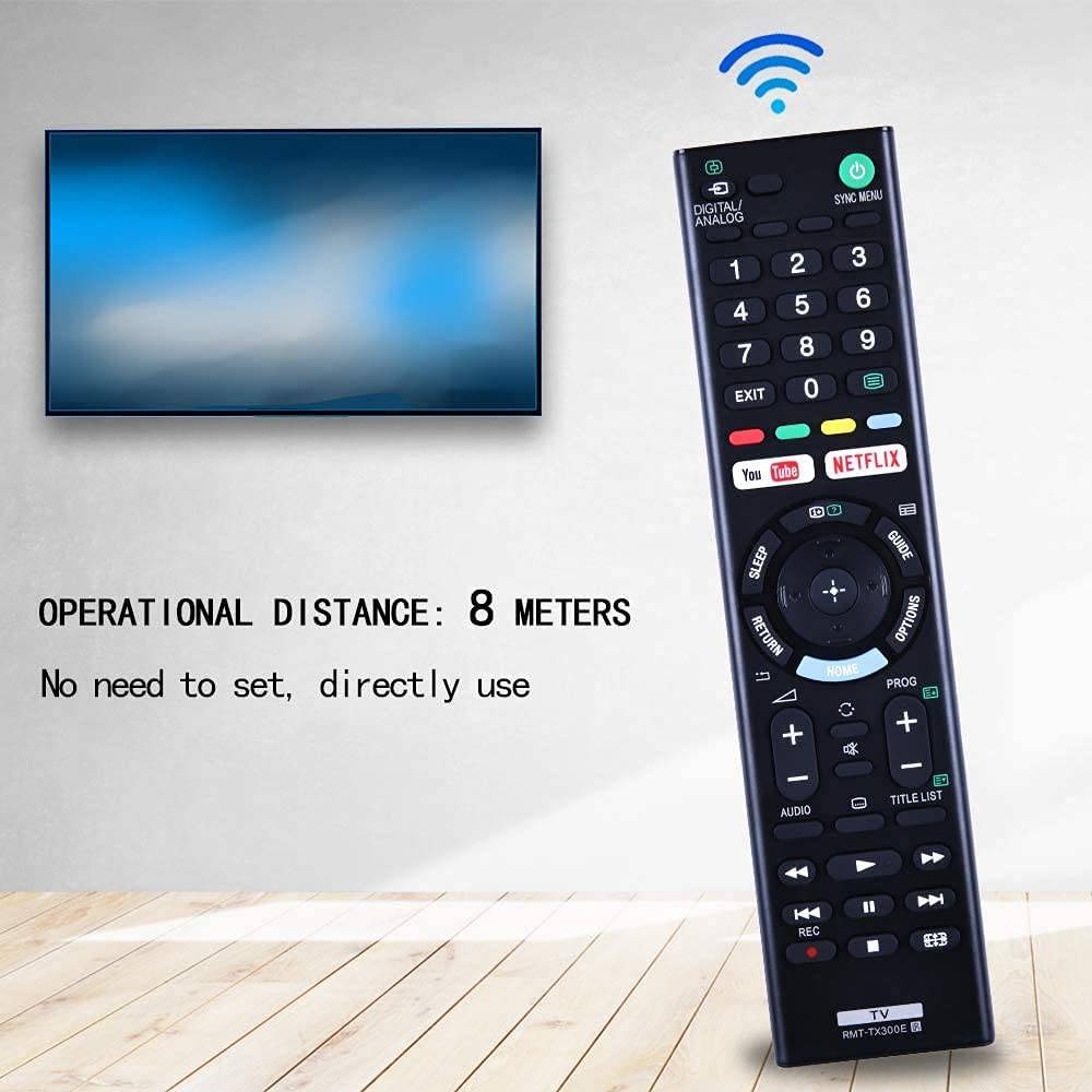 RMT - TX300E (RMTTX300E) 1 - 493 - 314 - 11 TV Remote Control, Compatible with Sony BRAVIA Models: KDL32W660E, KDL40W660E, KDL49W660E, KD43X7000E, KD49X7000E, KD55X7000E. - Office Catch