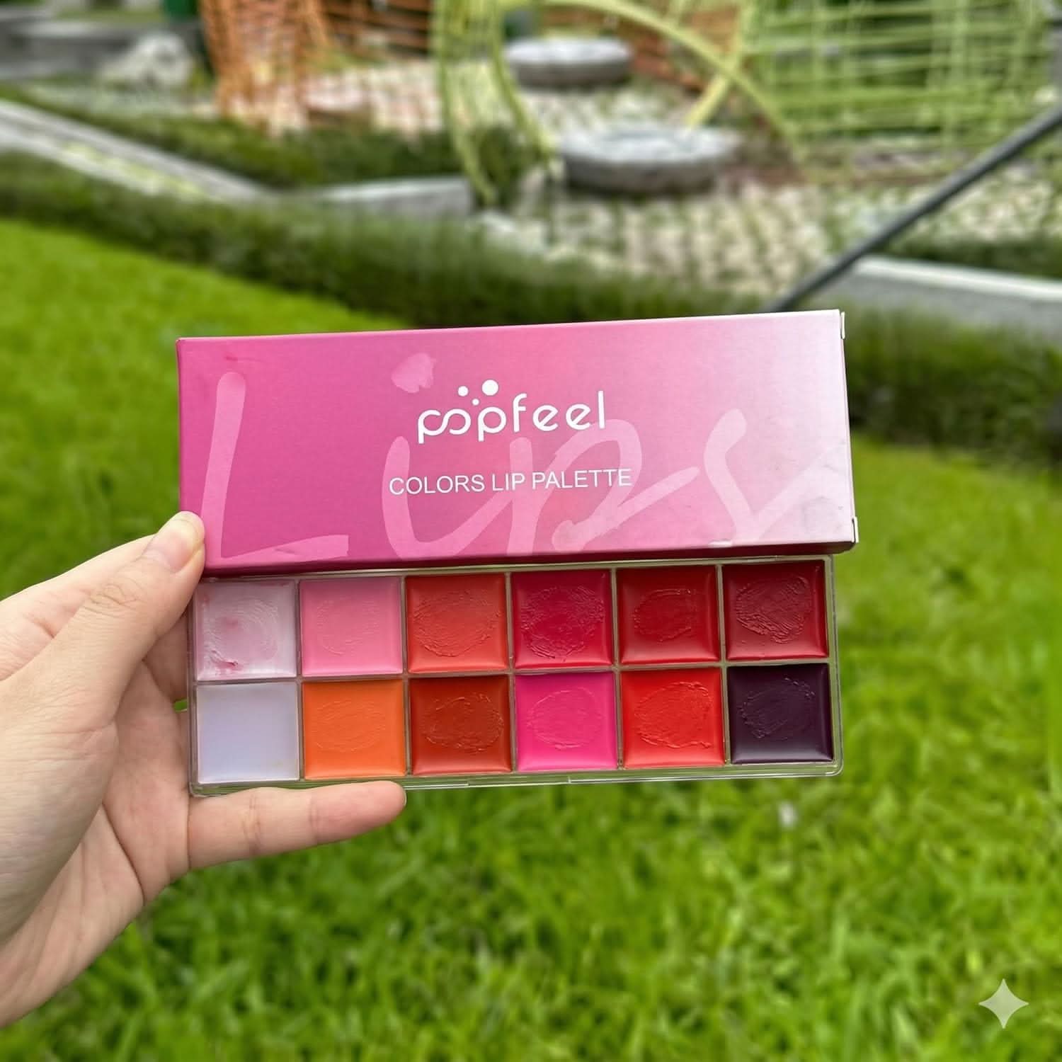 TAVICE 12 - Color Long - Lasting 2 - in - 1 Lipstick & Blush Palette Lightweight, Hydrating Formula for Effortless Beauty - Office Catch