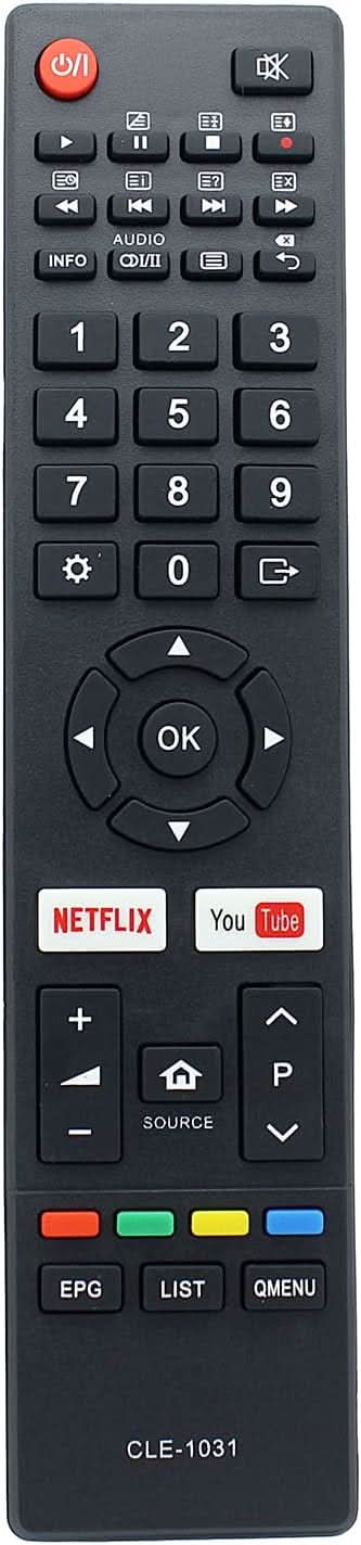 TAVICE 2 PACK Remote for HITACHI CLE - 1031 TV 55UHDSM8 65UHDSM8 70UHDSM8 75UHDSM8 - Office Catch