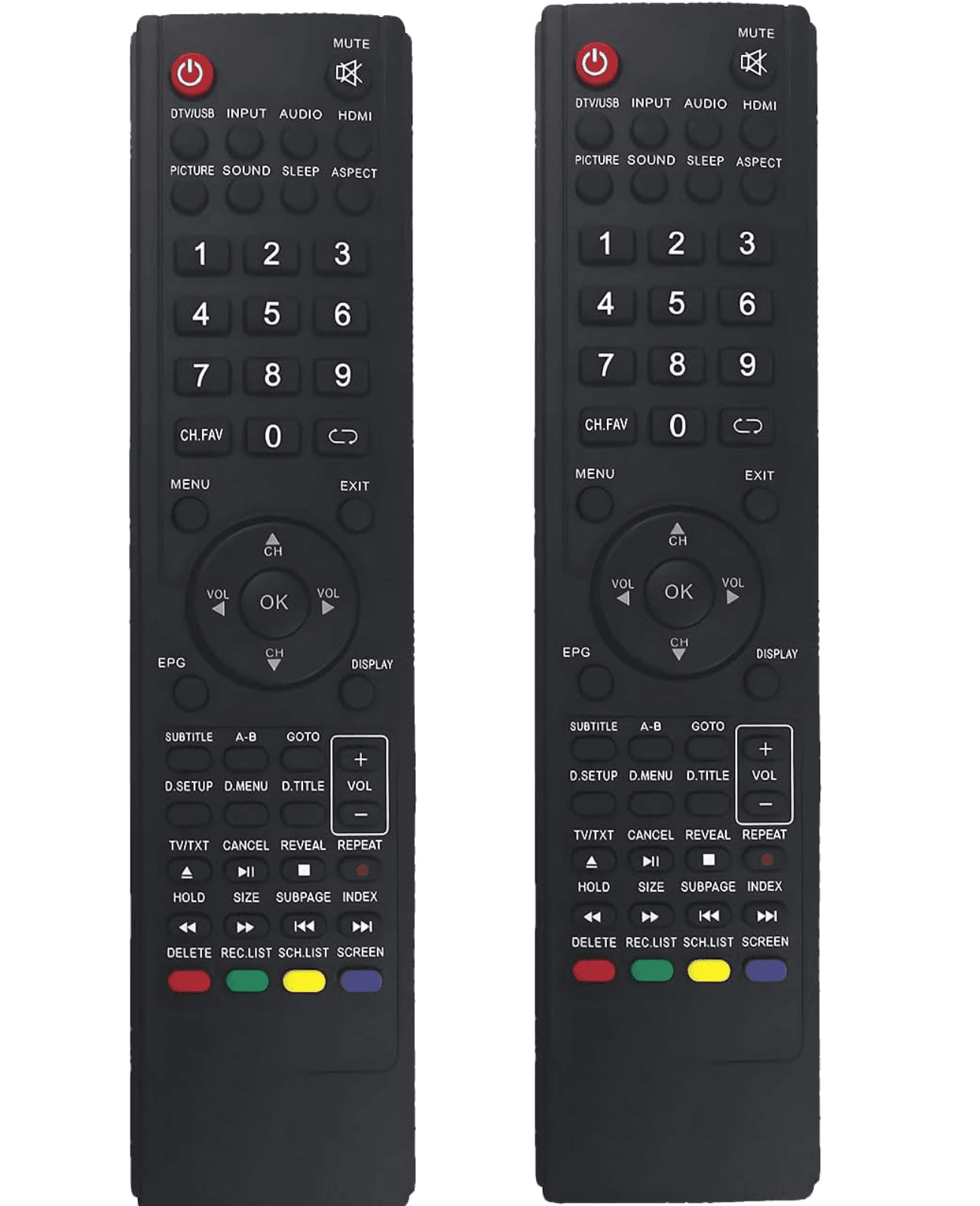 TAVICE 2 PACK TEAC TV Compatible 0118020315 Remote Control FOR LCDV2656HDR LCDV3256 - Office Catch