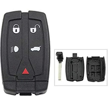 TAVICE 2/3 & 5 Button Car Key Compatible with Land Rover Freelander 2 & Freelander 3 Key Fob Shell - Office Catch