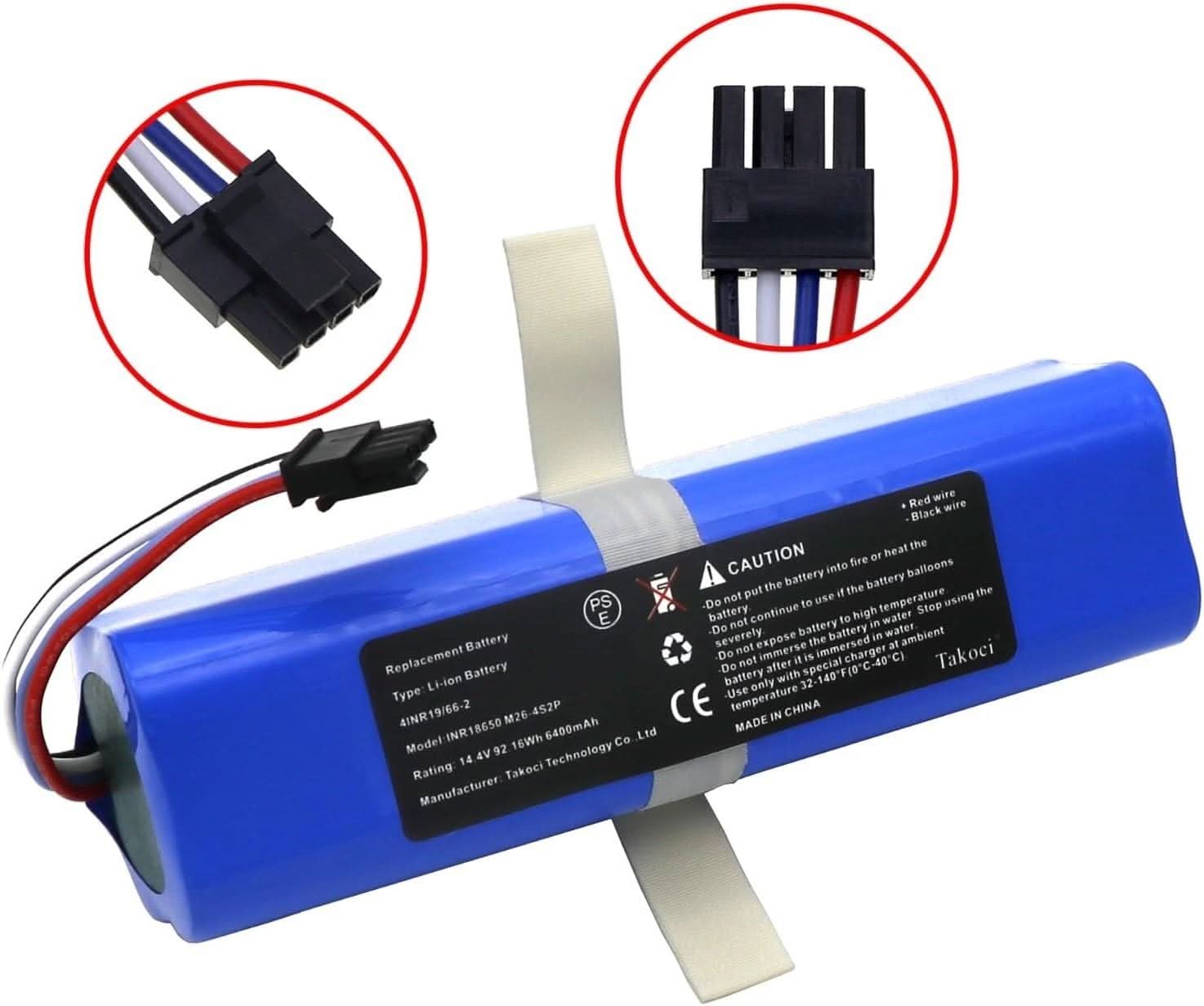 TAVICE 6400mAh L70 Replacement Battery Compatible with Eufy RoboVac L70 Hybrid T2190 / T2190G21 Series Robot Vacuum Lithium - Ion Battery Pack (INR18650M26 - 4S2P) - Office Catch
