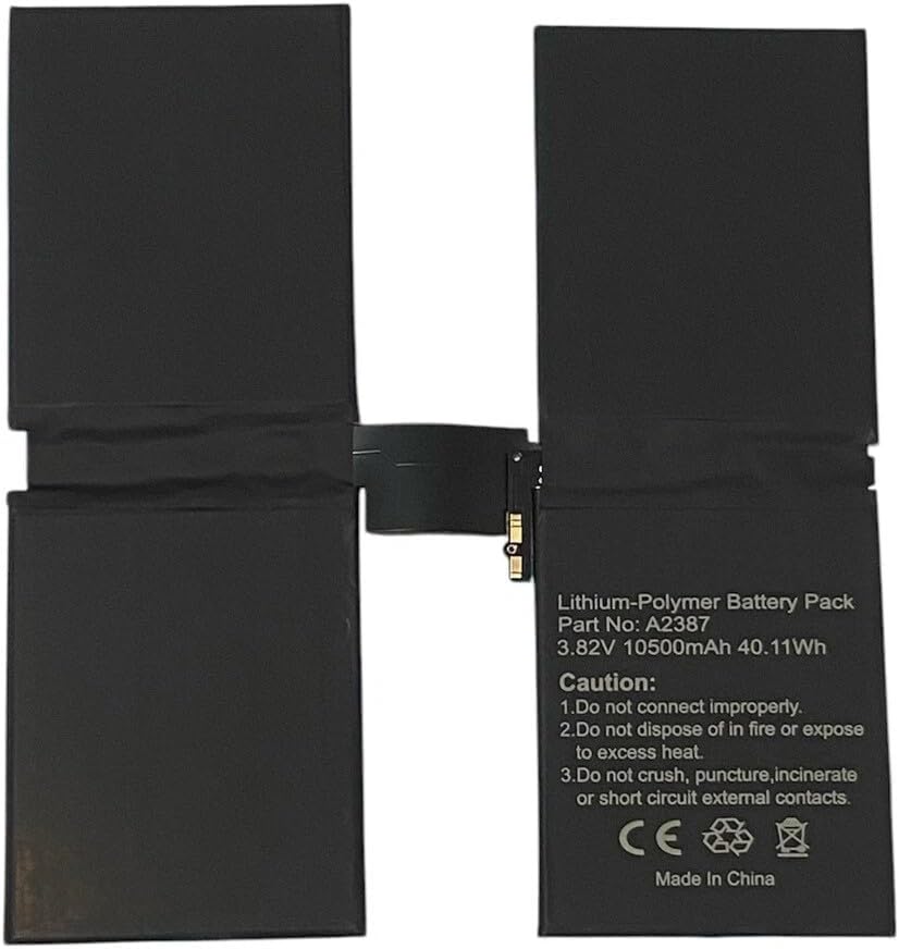 TAVICE A2387 Replacement Battery Compatible with Apple iPad Pro 12.9 - Inch 5th Gen 2021 (M1), Rechargeable Lithium Battery - Office Catch