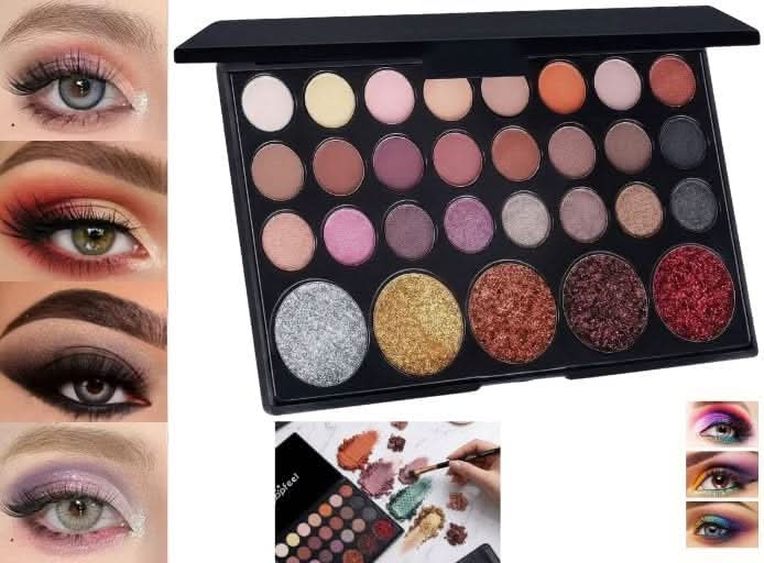 TAVICE All - Matte Eyeshadow Palette with Shimmering Accents 29 - Shade Collection, Portable Beauty Palette for Universal Eye Makeup Looks - Office Catch