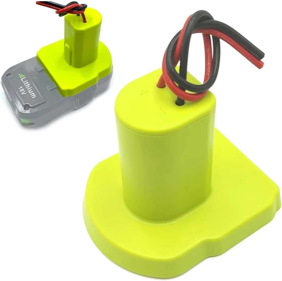 TAVICE Battery Adapter Compatible with Ryobi 18V Battery for Power Wheels Connector with 30A Fuse 12AWG Wire - Office Catch