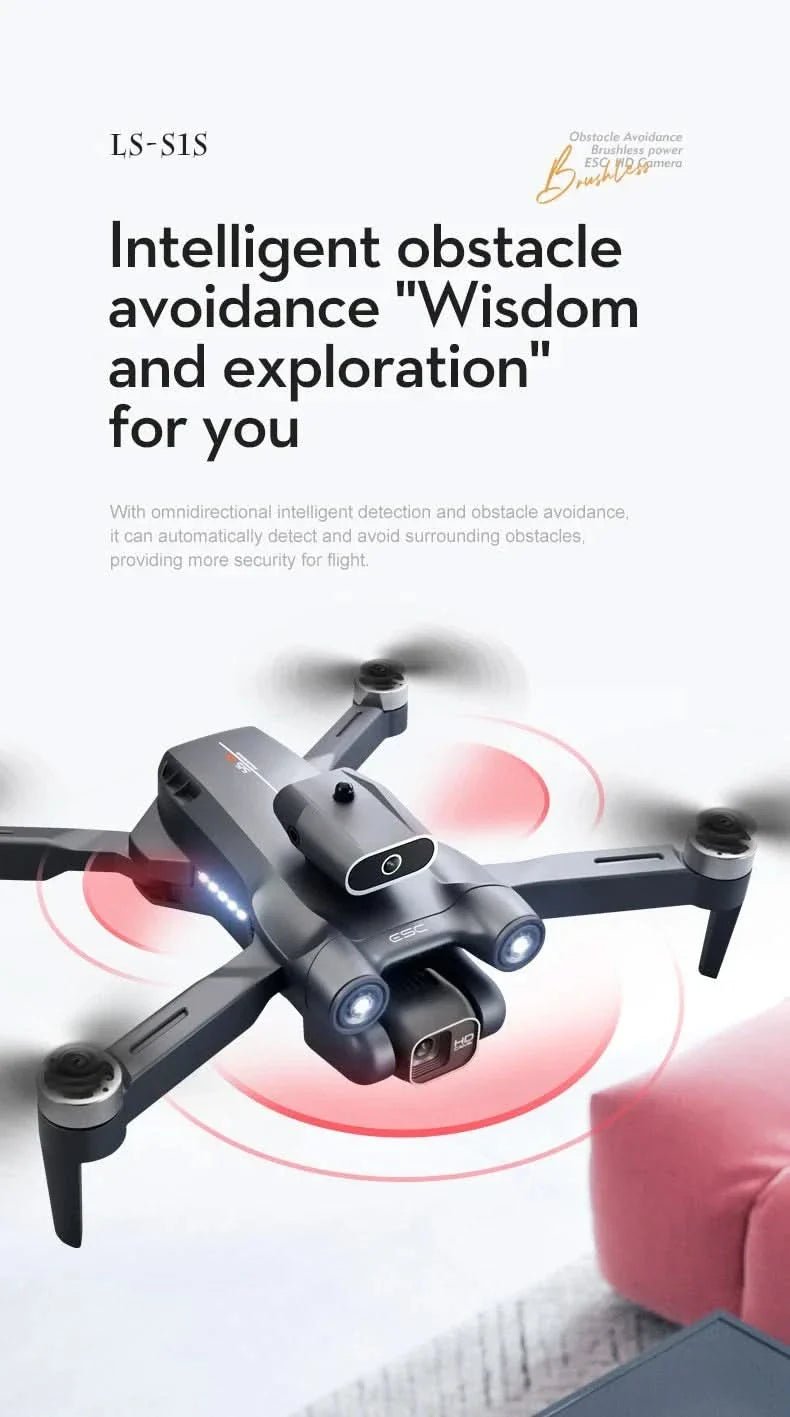 Tavice S1S Max Foldable FPV Drone with 6K Camera | Brushless RC Quadcopter, Optical Flow, WiFi FPV, 18 - Min Flight Time - Office Catch