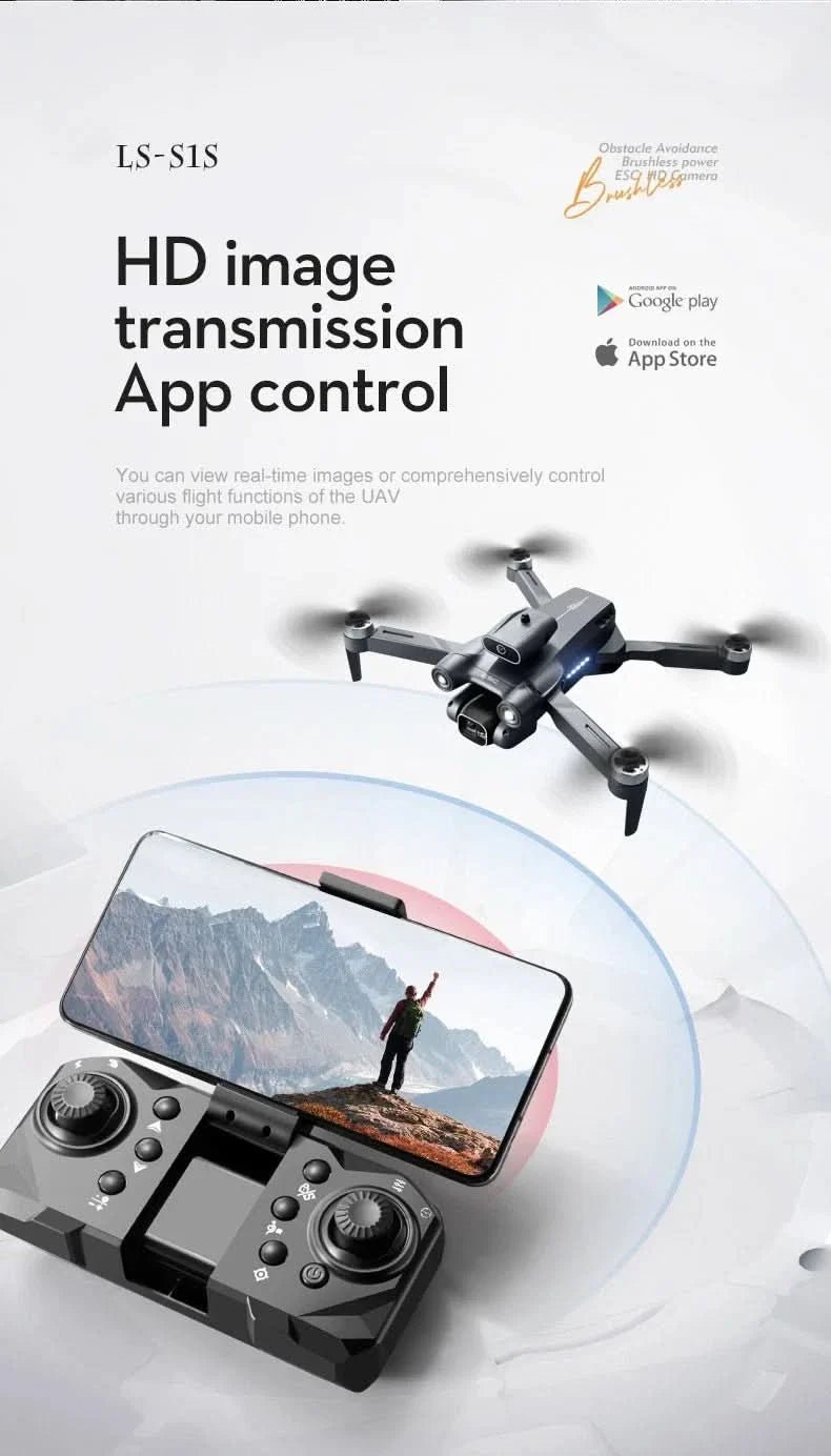 Tavice S1S Max Foldable FPV Drone with 6K Camera | Brushless RC Quadcopter, Optical Flow, WiFi FPV, 18 - Min Flight Time - Office Catch