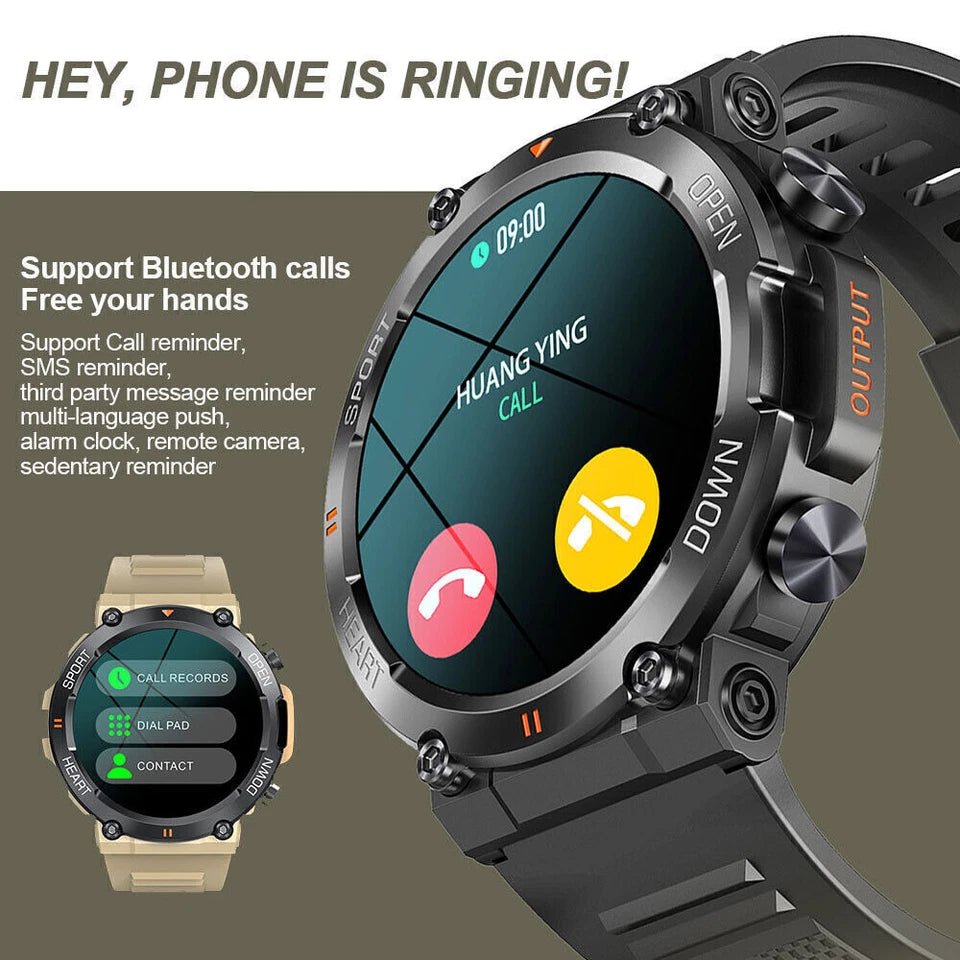 Tavice Sports Smart Watch with Bluetooth Calls, Heart Rate & Health Monitoring, 1.39" Touch Screen | Pedometer, Sleep & Calorie Detection - Office Catch