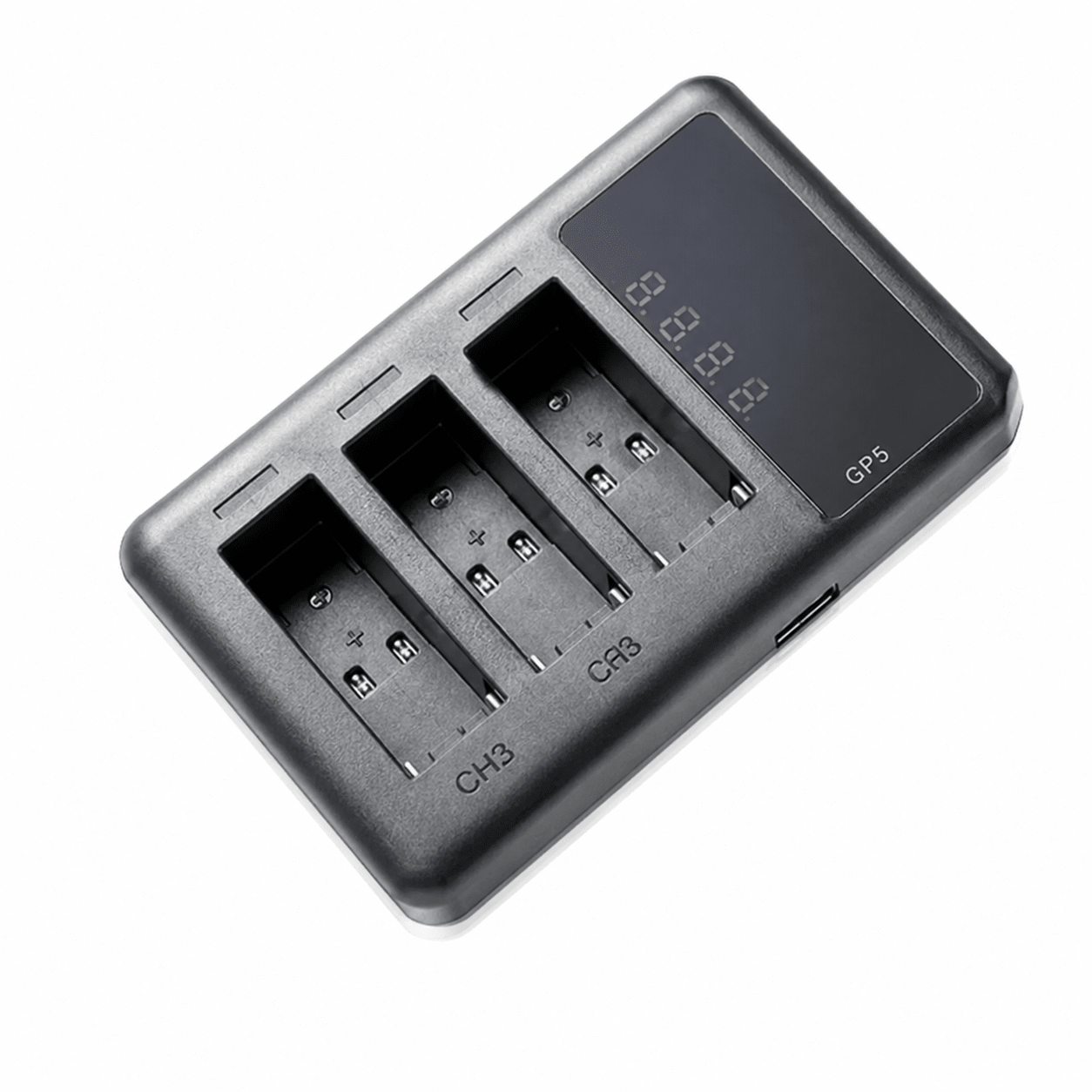TAVICE Ultra Fast Charging USB Triple Battery Charger for GoPro HERO3 HERO3+ HERO4 Action Cameras | Charger Only Compact Fast USB - Office Catch