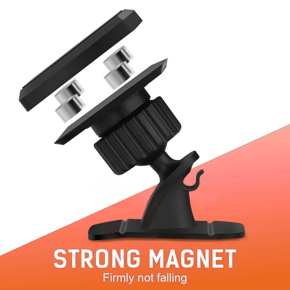 Universal 360° Magnetic Car Phone Holder – Stick - On Dashboard Mount for iPhone, Samsung & More - Office Catch