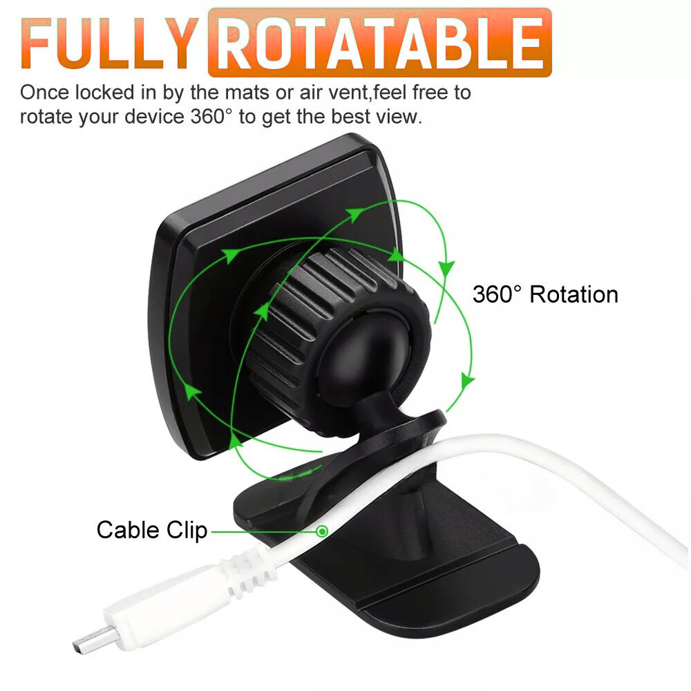 Universal 360° Magnetic Car Phone Holder – Stick - On Dashboard Mount for iPhone, Samsung & More - Office Catch