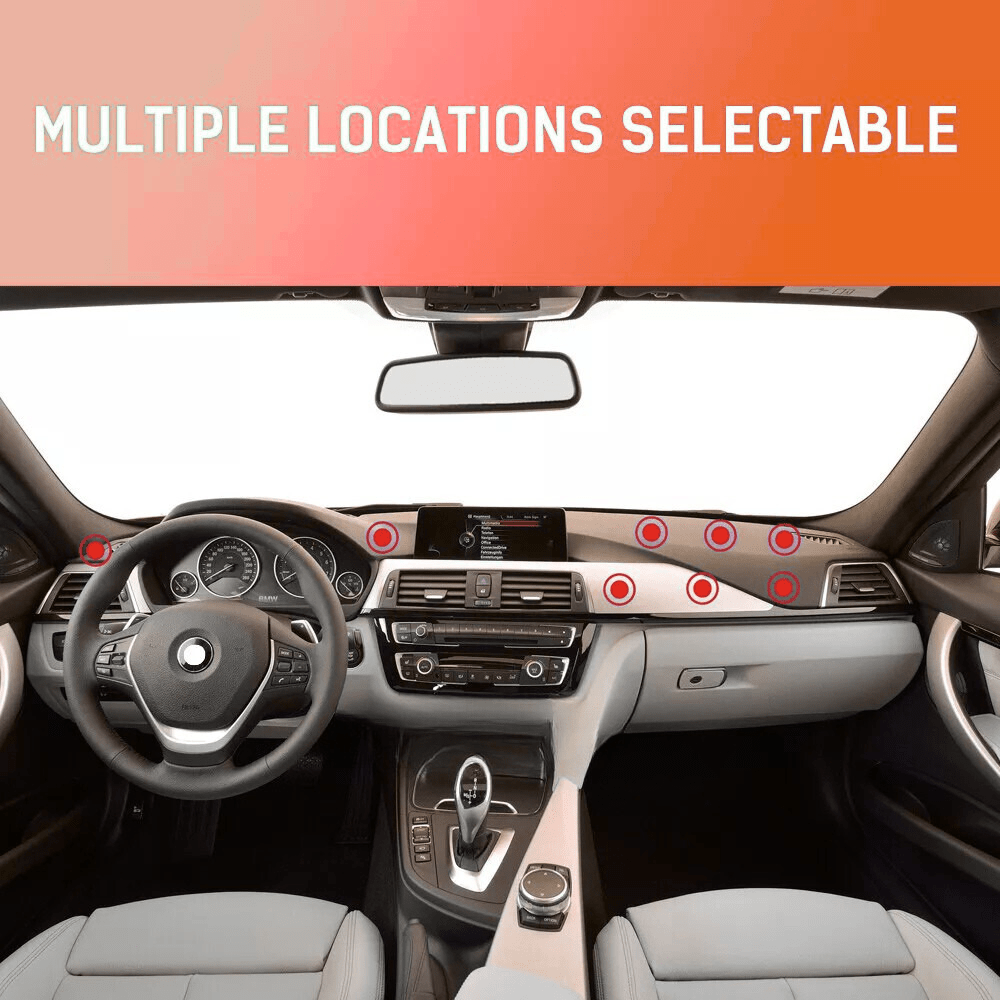 Universal 360° Magnetic Car Phone Holder – Stick - On Dashboard Mount for iPhone, Samsung & More - Office Catch