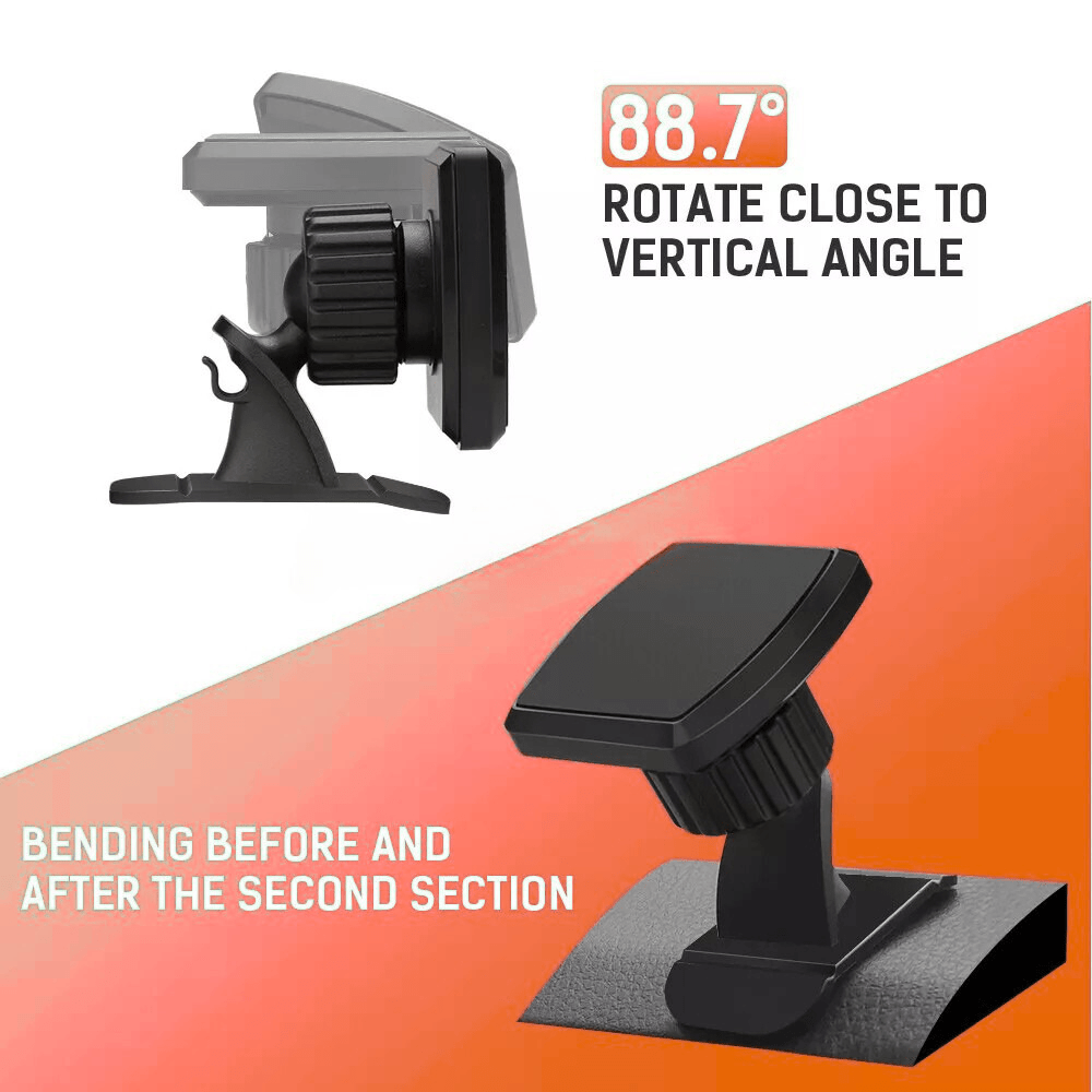 Universal 360° Magnetic Car Phone Holder – Stick - On Dashboard Mount for iPhone, Samsung & More - Office Catch