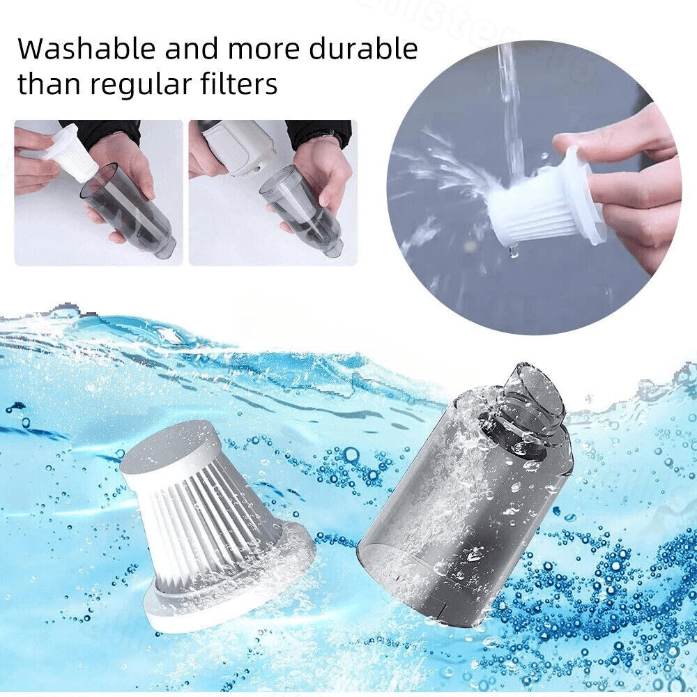 Wireless Handheld Car Vacuum & Blower – 95000PA Suction, USB Rechargeable Mini Cleaner - Office Catch