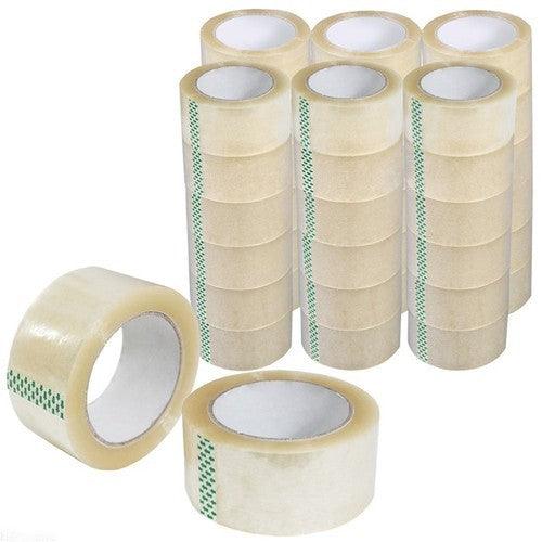 12Pack | Clear Packing Sticky Tape for Packaging Shipping Moving | Strong Adhesive | 48mm x 75meter - Office Catch